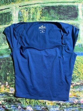 Hollister Navy Blue Short Sleeve Tee